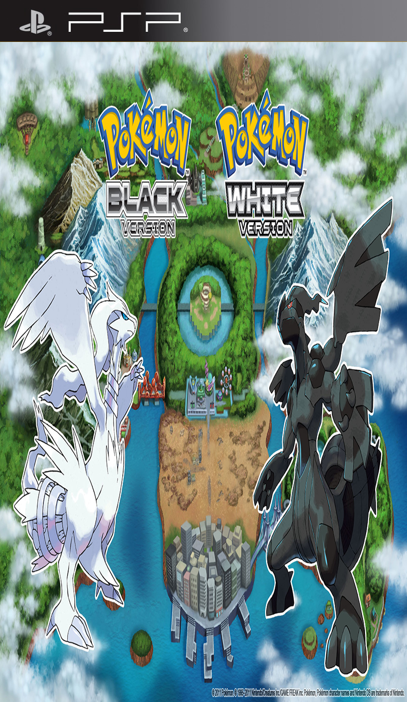 how to download pokemon black and white on psp